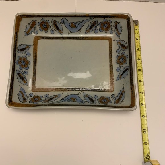 "El Palomar Blue"
 
- Rectangular Tray, 10 1/8" x 8 3/8"- - Picture 2 of 5